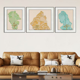 Contemporary Rectangle Wall Artwork for Home Interior Decoration