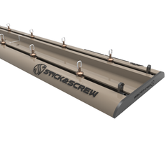 Stick & Screw Double Curtain Rail Tracks for Ceiling & Wall Mounting