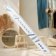 Stick & Screw Double Curtain Rail Tracks for Ceiling & Wall Mounting